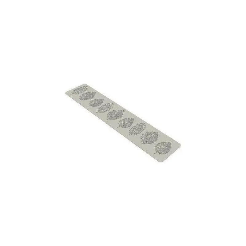 Moules Silikomart | Moules À Gâteaux Silicone-SilikoMart GARDEN Plaque Silicone feuilles dentelle x 9  