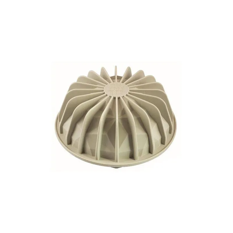 Moules Silikomart | Moules À Gâteaux Silicone-SilikoMart GEMMA Moule rond à facettes en silicone 3Design D20.5 cm SC
