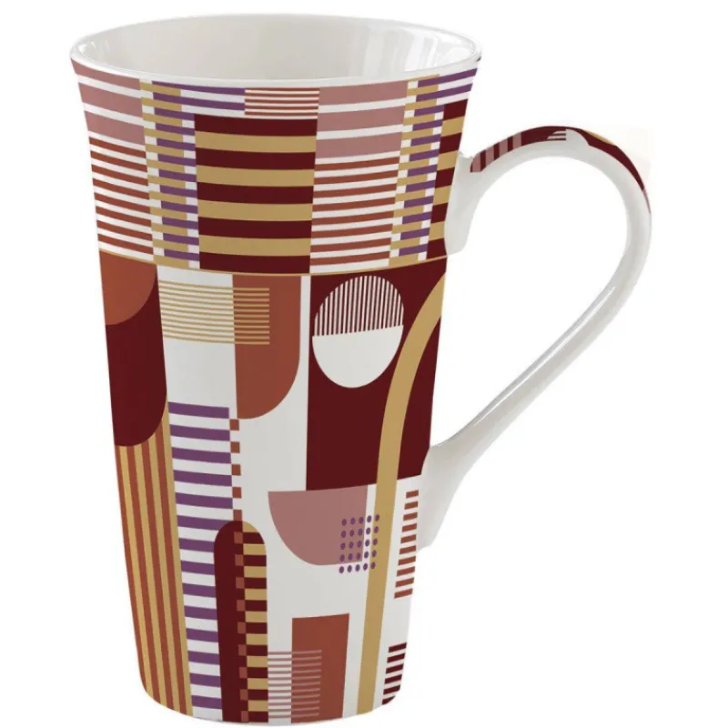 Mugs-Easy Life GEOMETRIC ART Coffret Mega Mug 60 cl Porcelaine EASYLIFE  SC
