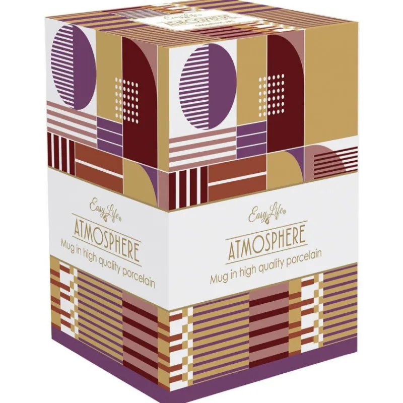 Mugs-Easy Life GEOMETRIC ART Coffret Mega Mug 60 cl Porcelaine EASYLIFE  SC