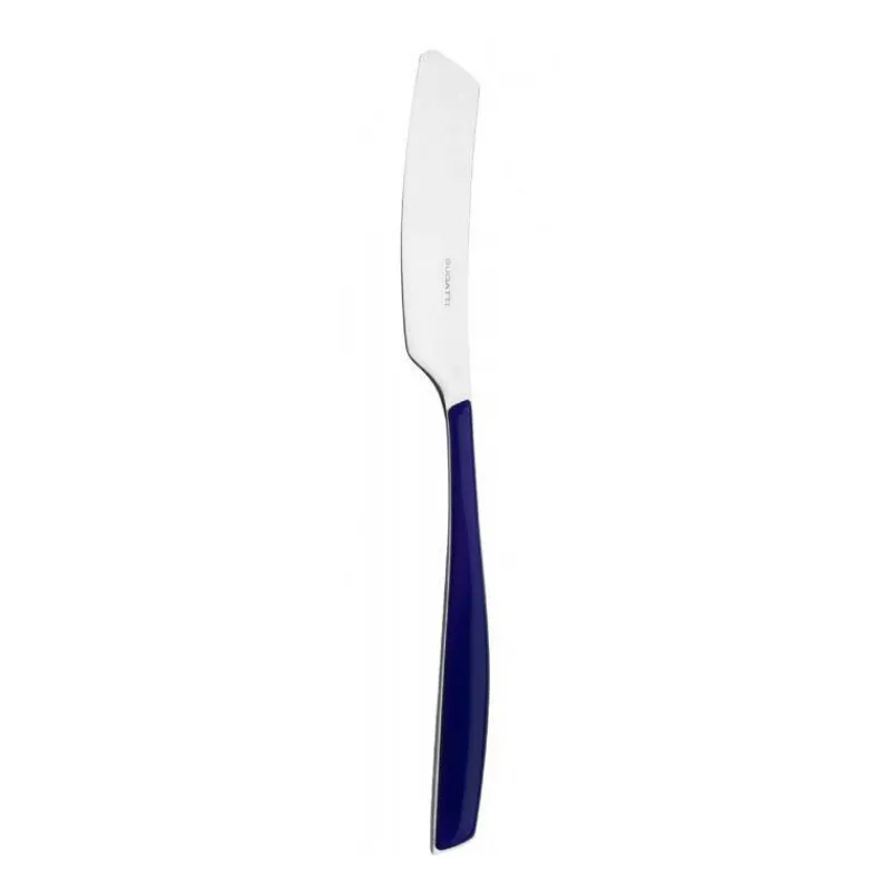Tartineurs | Couteaux À Fromage De Table-BUGATTI GLAMOUR Grand tartineur Couteau Beurre Fromage italien BLEU MARINE