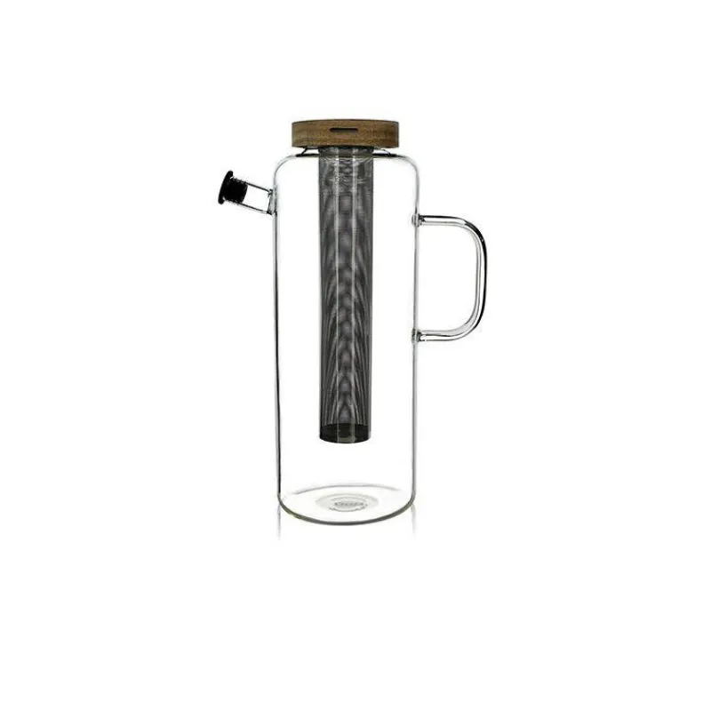 Théières, Cafetières Et Accessoires | Théière En Verre-OGO GUSTAVE Théière Carafe en verre borosilicate bouchon bois 1.5 L