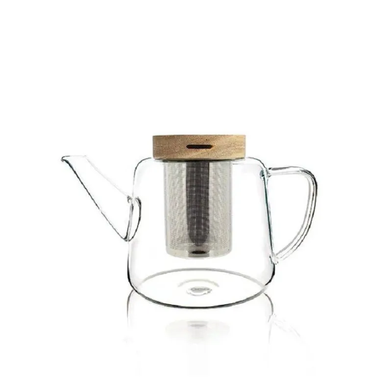 Théières, Cafetières Et Accessoires | Théière En Verre-OGO GUSTAVE Théière en verre borosilicate bouchon bois 1L