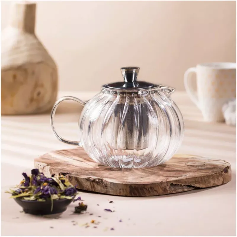 Théières, Cafetières Et Accessoires-CRISTEL GYOKURO Théière en verre borosilicate avec infuseur inox   1.2 l
