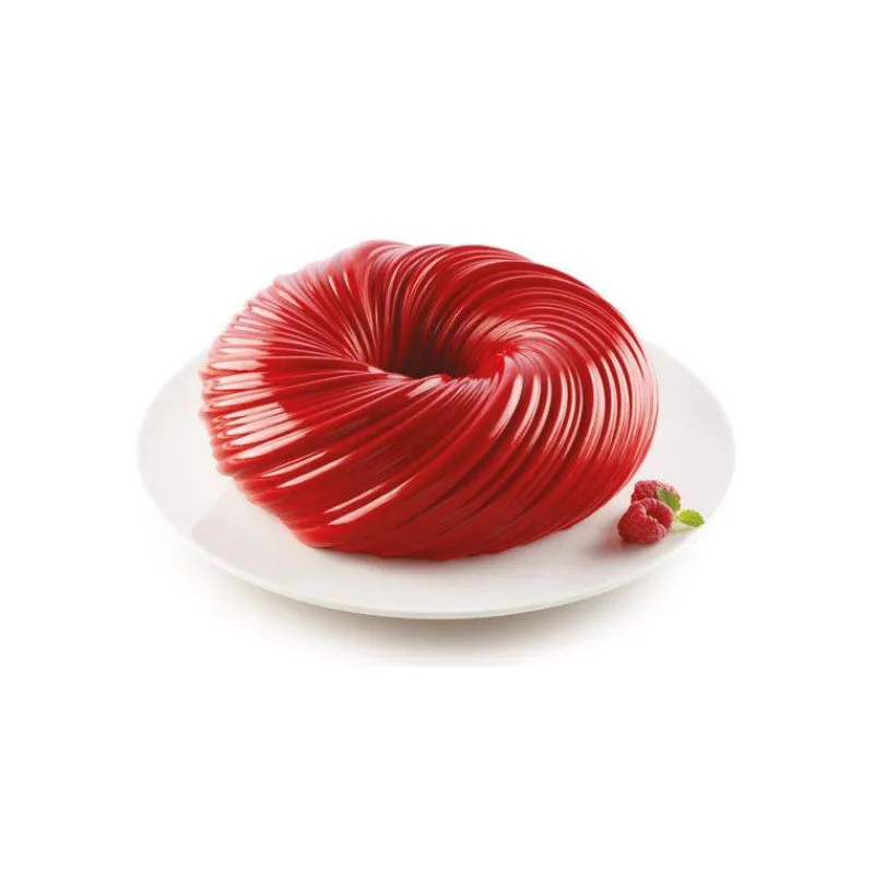 Moules Silikomart | Moules À Gâteaux Silicone-SilikoMart INTRECCIO Moule rond Fils entrelacés 3Design D21 cm SC