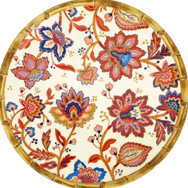 Vaisselle Incassable-Les Jardins de la Comtesse JAIPUR assiette dessert en mélamine D23 cm