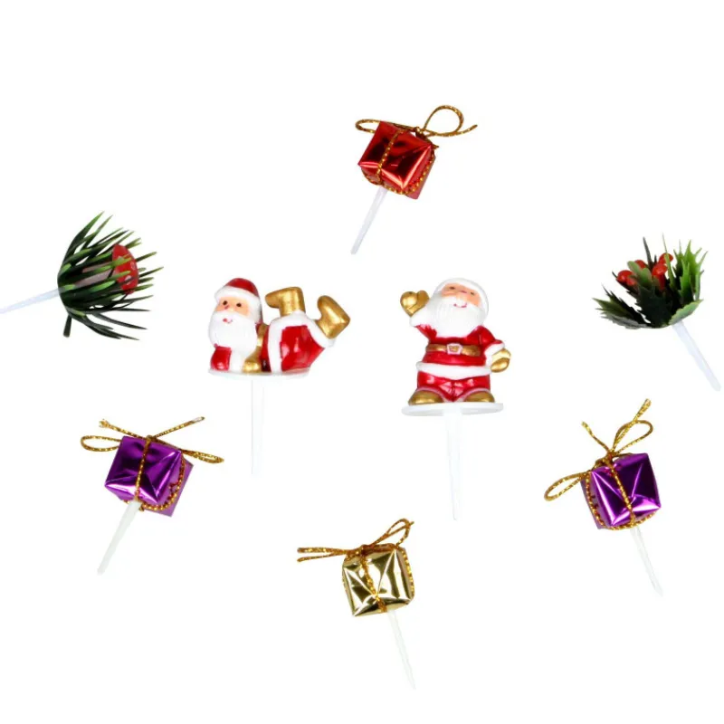 Ustensiles De Décors | Thème Noël-La Casserolerie Kit décor 8 sujets pour bûche de NOEL