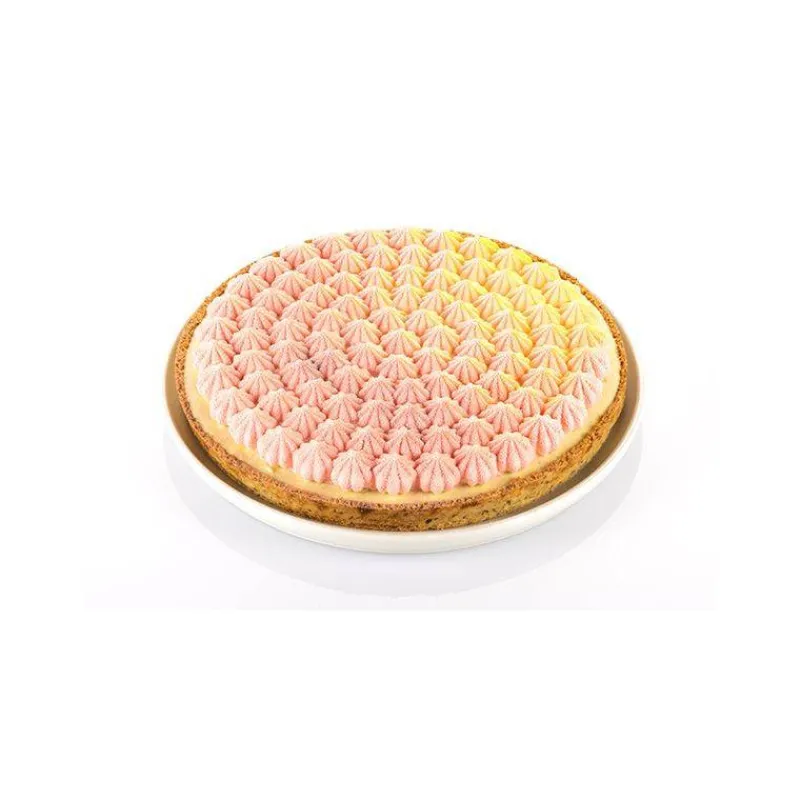 Moules À Tarte | Moules À Gâteaux-SilikoMart KIT TARTE MERINGUE cercle tarte et moule décor meringue en silicone 3Design