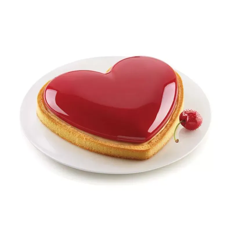 Thème Saint Valentin | Moules À Tarte-SilikoMart KIT TARTE MON AMOUR cercle tarte Coeur et moule en silicone 3Design