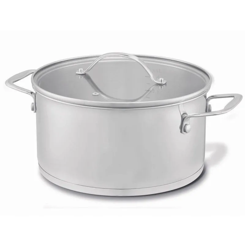 Faitouts-BEKA KITCHEN FUN Faitout Inox avec Couvercle Verre 24 cm SC