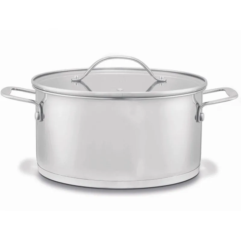 Faitouts-BEKA KITCHEN FUN Faitout Inox avec Couvercle Verre 24 cm SC