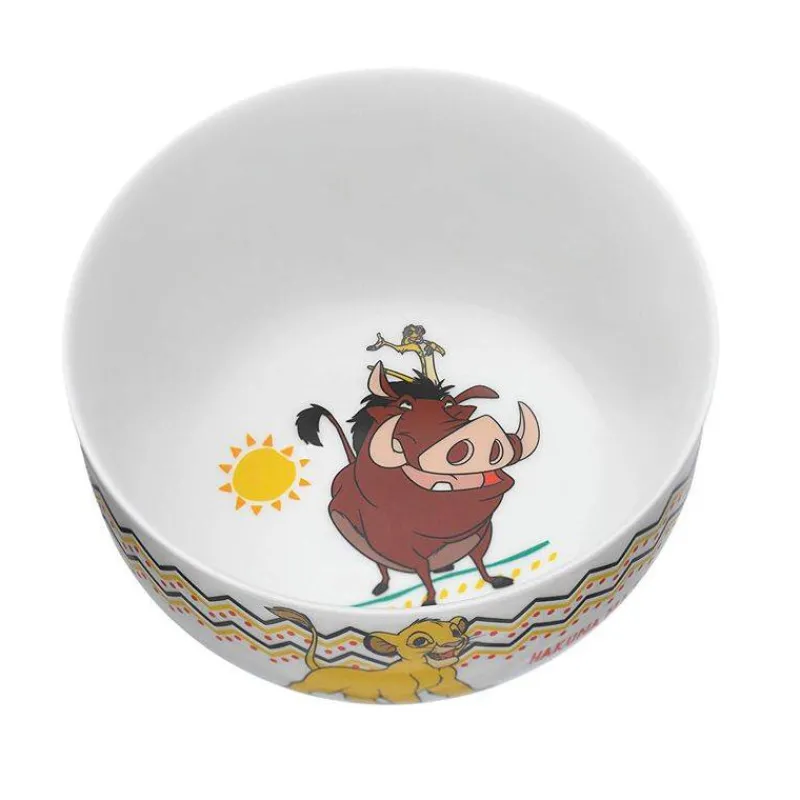 Ensembles Pour Enfants-WMF Le Roi Lion Ensemble de Table Enfant - 6 pièces Assiette bol et couverts inox