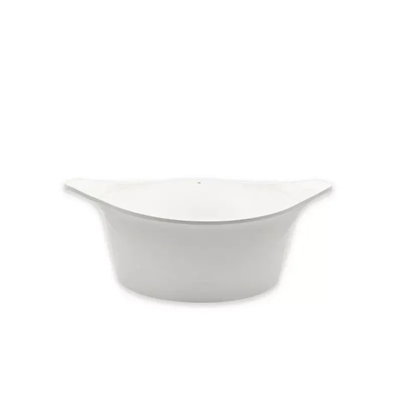 L'incroyable Cocotte Cookut | Cocottes En Fonte Aluminium-COOKUT L'Incroyable Cocotte Revêtement céramique Blanc polaire Corps seul 33 cm
