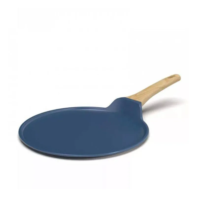 Crêpes | Poêles Avec Revêtement Céramique-COOKUT L´incroyable Crêpière Poêle à Crêpes Plancha Revêtement Céramique 26 cm - Bleu Myrtille