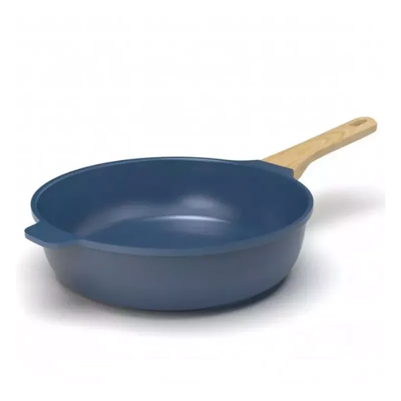 Sauteuses Revêtements Céramique | L'incroyable Sauteuse Cookut-COOKUT L´incroyable Sauteuse Revêtement Céramique 28 cm - Bleu Myrtille