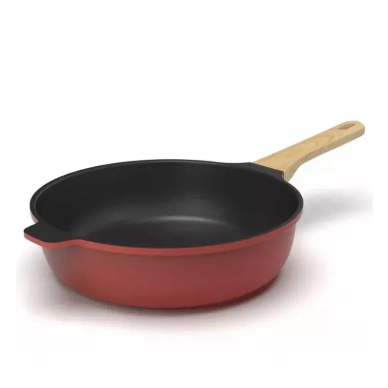 Sauteuses Revêtements Céramique | L'incroyable Sauteuse Cookut-COOKUT L´incroyable Sauteuse Revêtement Céramique 28 cm - Rouge Passion