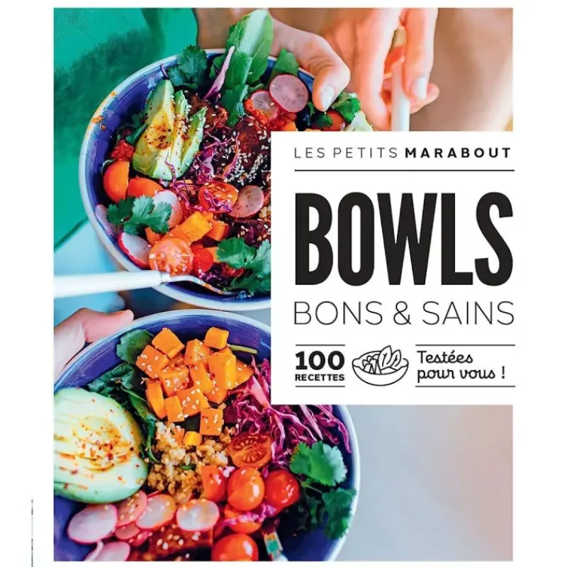 Livres De Cuisine-MARABOUT Livre de recettes de cuisine Bowls Bons et Sains Hachette