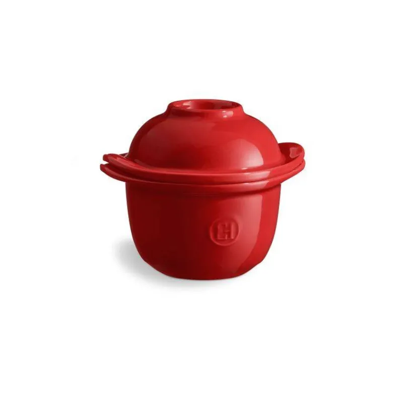 Coquetiers-Emile HENRY L´OEUF Cocotte coquetier en céramique Rouge Grand Cru