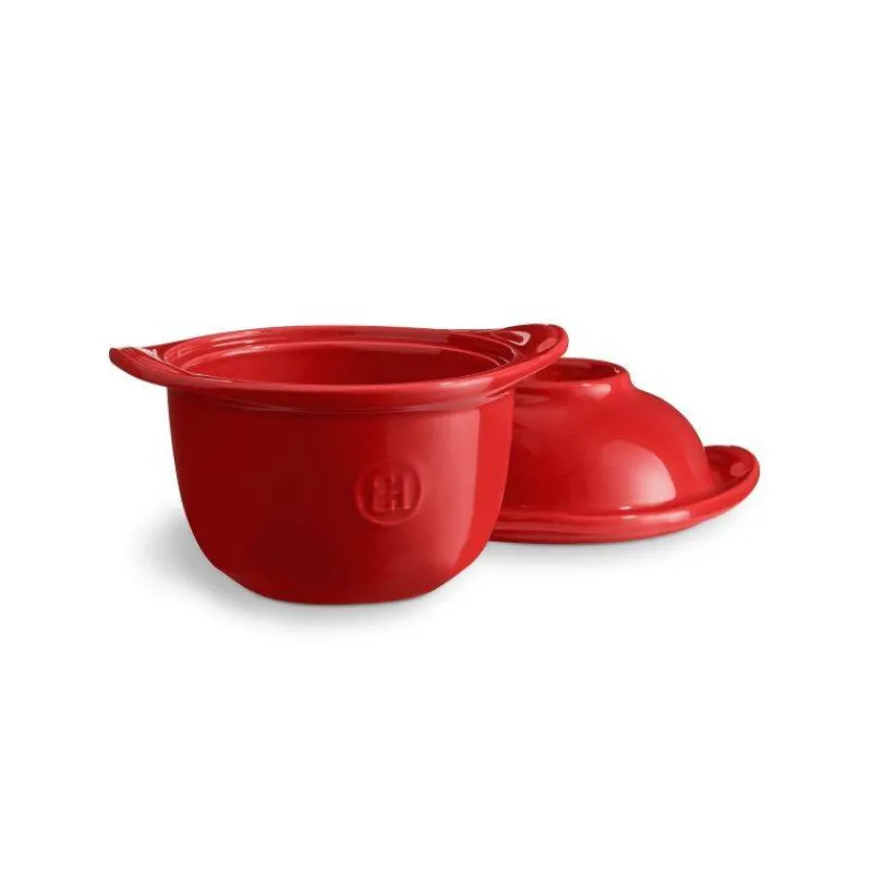 Coquetiers-Emile HENRY L´OEUF Cocotte coquetier en céramique Rouge Grand Cru