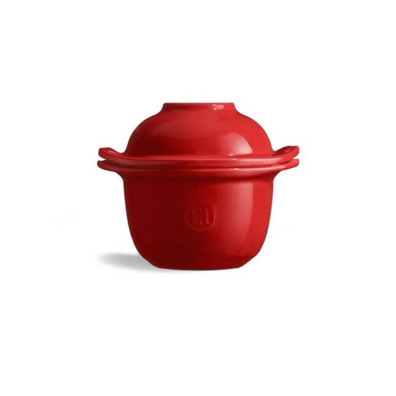 Coquetiers-Emile HENRY L´OEUF Cocotte coquetier en céramique Rouge Grand Cru