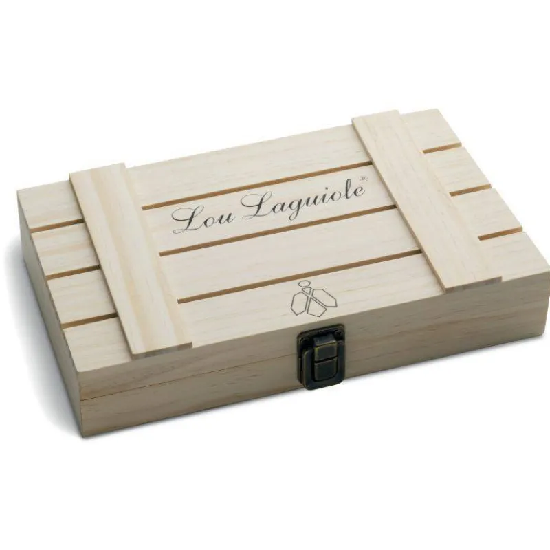 Couteaux À Steak | Couteaux-Amefa LOU Laguiole Coffret Palette de 4  Couteaux à Steak LOUIS Manche Noyer