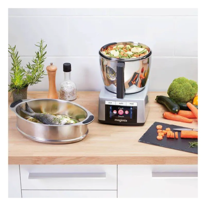 Robots Multifonctions Compacts | Robots Magimix-MAGIMIX Cook EXPERT Premium XL Connect Robot Multifonctions cuiseur Platine