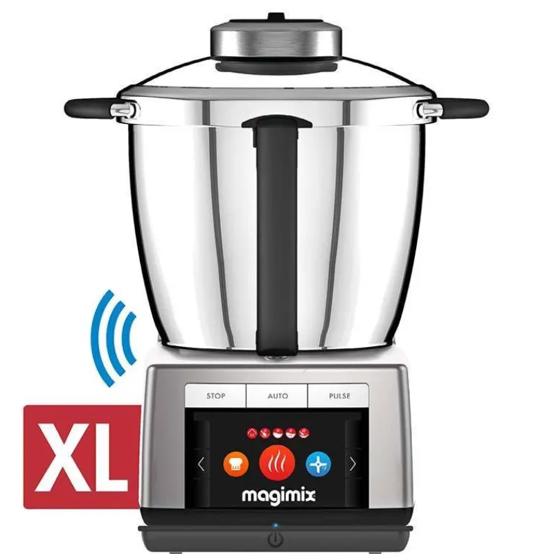 Robots Multifonctions Compacts | Robots Magimix-MAGIMIX Cook EXPERT Premium XL Connect Robot Multifonctions cuiseur Platine