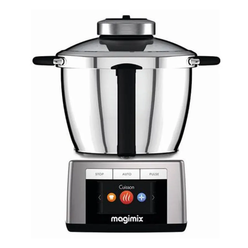 Robots Multifonctions Compacts | Robots Magimix-MAGIMIX Cook EXPERT Robot Multifonctions cuiseur Chromé Mat  Kit Connect offert