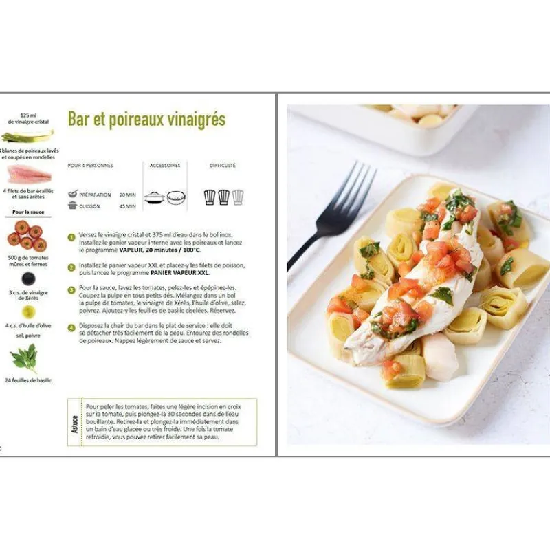 Livres De Cuisine | Cuit-vapeur-MAGIMIX Livre de recettes Ma Cuisine Vapeur pour COOK EXPERT
