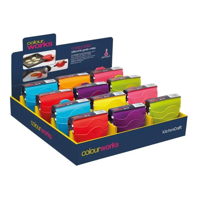 Gants Et Maniques | Accessoires Pour Plats À Four-Kitchen Craft Manique Mitaine Couvre poignées en silicone  Colour Works Coloris variés