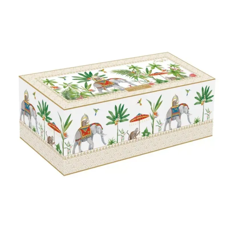 Coupelles Apéritives-Easy Life MARAJAH Set apéritif 4 coupelles en Porcelaine sur Plateau en Bambou EASYLIFE
