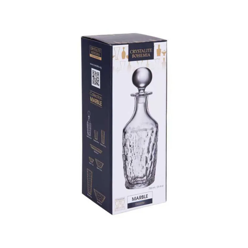 Carafes À Alcool Et Spiritueux-La Casserolerie MARBLE Carafe Whisky ou Alcool 0.75 L  SC