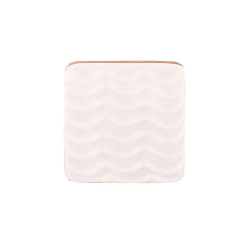 Dessous De Verres-TABLE PASSION MELLOW Set de 4 dessous de verre en Bois de manguier et Résine D9  vagues