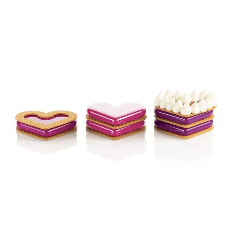 Thème Saint Valentin | Moules Silikomart-SilikoMart MINI LOVE STORY Moule en silicone  avec emporte-pièce 3Design