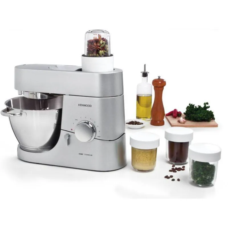 Accessoires & Pièces Détachées Robots-KENWOOD Mini Mixeur + 4 Mini-cuves avec couvercles pour robots Chef et Major