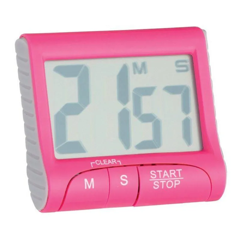 Minuteurs-Kitchen Craft Minuteur Electronique Compte à rebours Colour Works Coloris variés