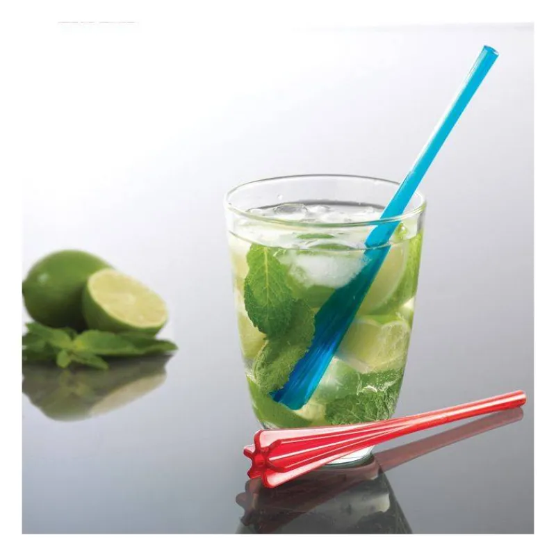 Pilons-MASTRAD Mélangeur Pilon Paille Cocktails Coloris assortis - Les 6