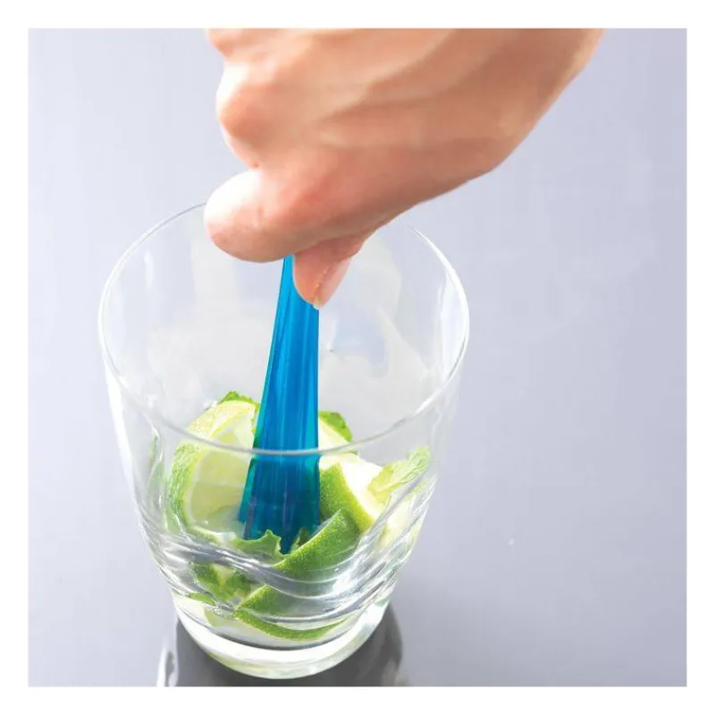 Pilons-MASTRAD Mélangeur Pilon Paille Cocktails Coloris assortis - Les 6