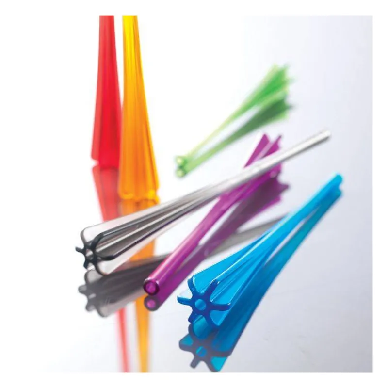 Pilons-MASTRAD Mélangeur Pilon Paille Cocktails Coloris assortis - Les 6
