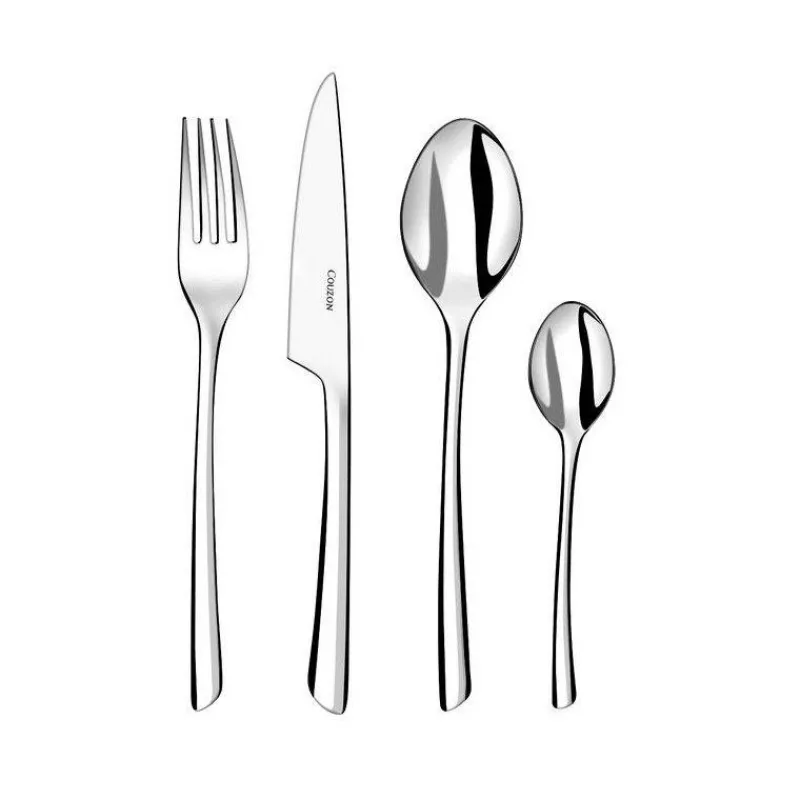 Ménagères | Ménagère 24 Pièces-COUZON Ménagère en écrin 24 pièces - Inox  J´AI GOUTE  - - Boite longue