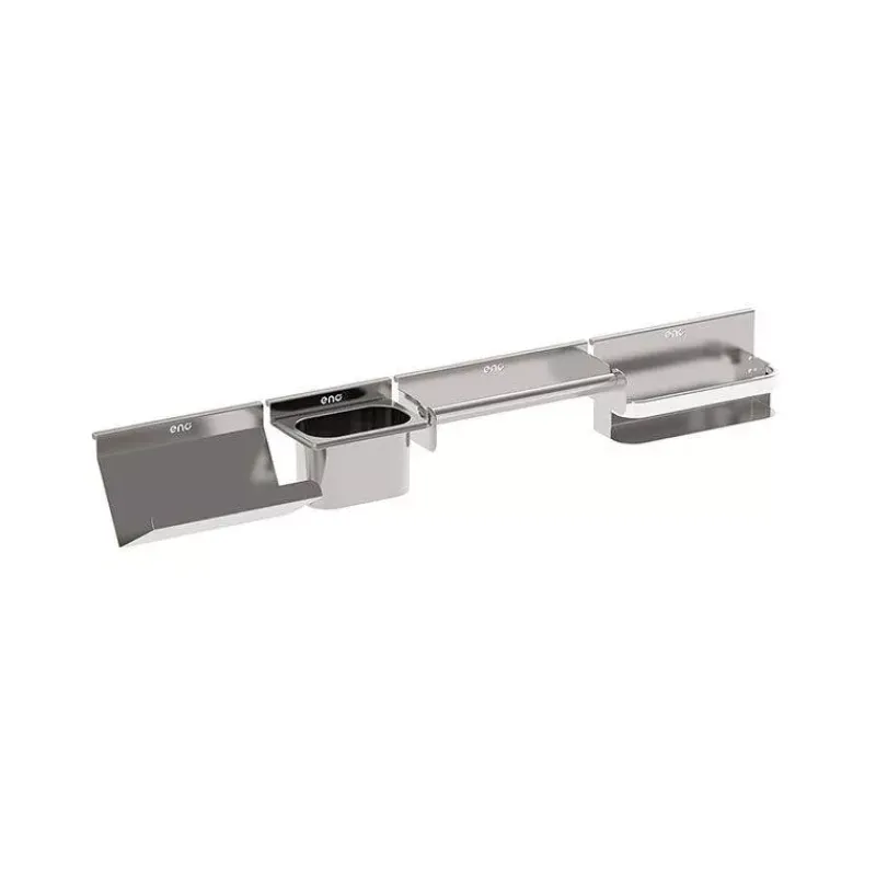Cuisine Extérieure-ENO MODULO Cuisine extérieure Elément Kit 4 Accessoires de crédence Inox
