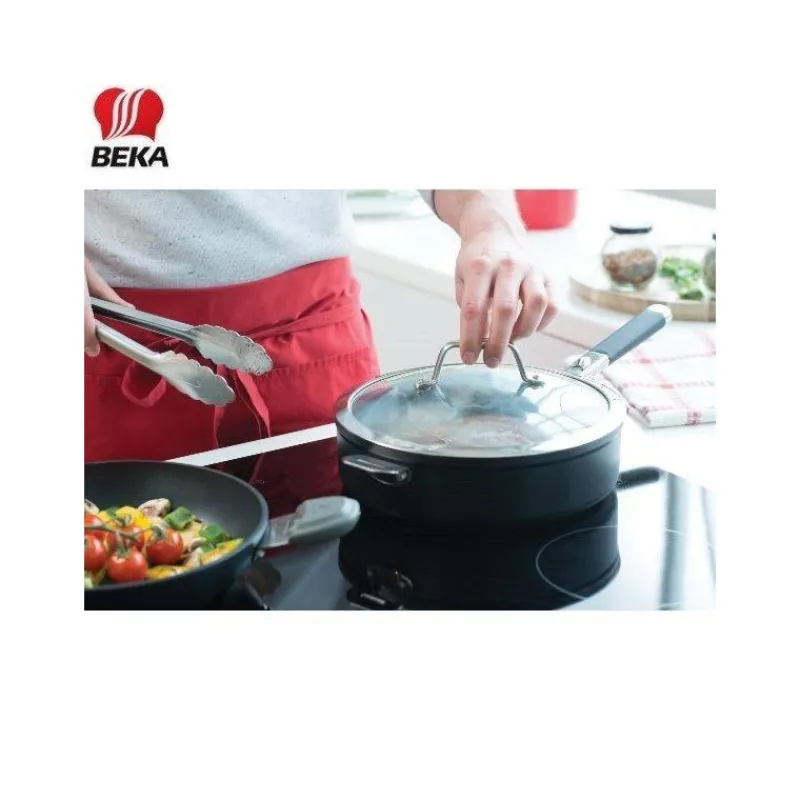 Sauteuses Revêtements Anti-adhérents | Sauteuses En Fonte Aluminium-BEKA MODULO EVOLUTION Sauteuse Amovible Fonte aluminium revêtu   D24 SC