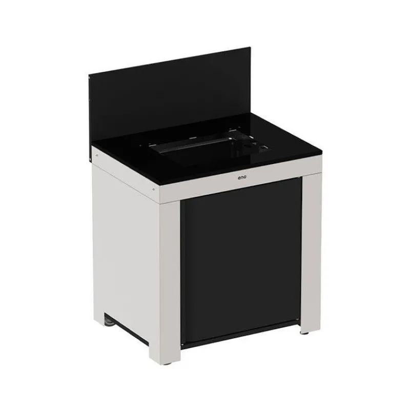 Cuisine Extérieure-ENO MODULO Pack Cuisine extérieure MASTER Elément pour Table de cuisson Inox  Acier Galvanisé Noir