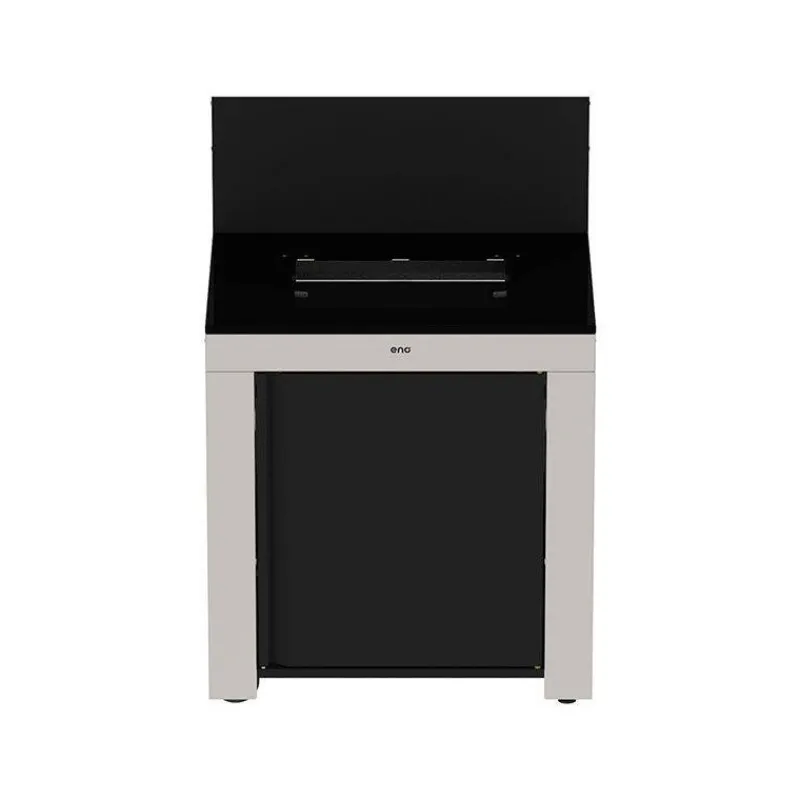 Cuisine Extérieure-ENO MODULO Pack Cuisine extérieure MASTER Elément pour Table de cuisson Inox  Acier Galvanisé Noir