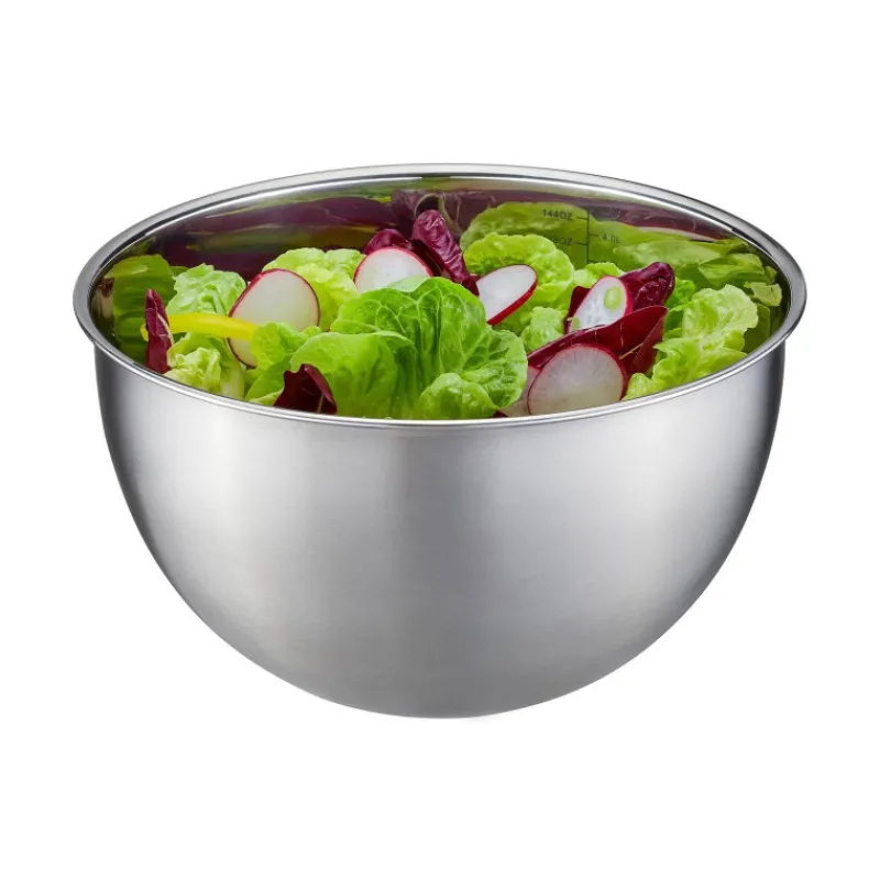 Boites Et Saladiers | Bols À Mixer-GEFU MONDI Saladier inox avec couvercle transparent - Le lot de 3