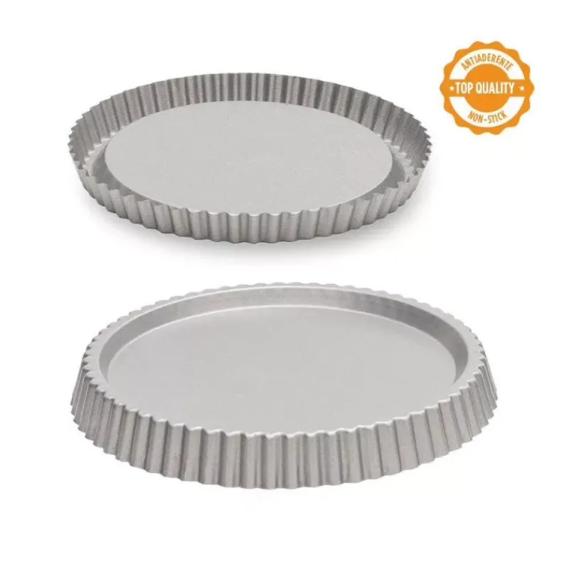 Moules À Tarte | Quiches Et Tourtes-Decora Moule à tarte Fruits Frais en acier revêtement anti adhésif D24