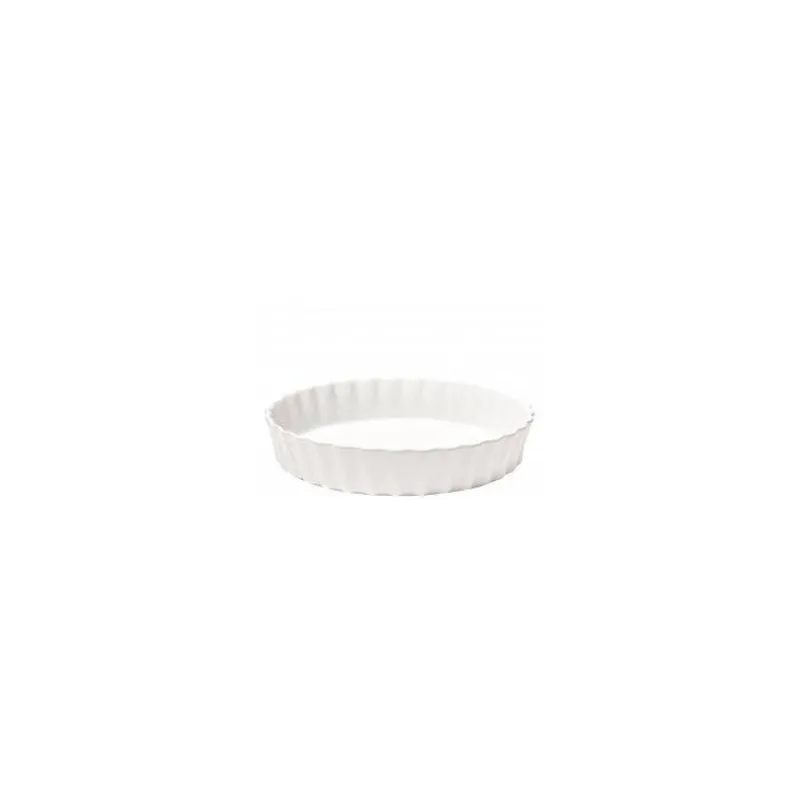 Moules À Tarte | Quiches Et Tourtes-Emile HENRY Moule à Tarte Tourtière haute Blanc Farine  D28 cm