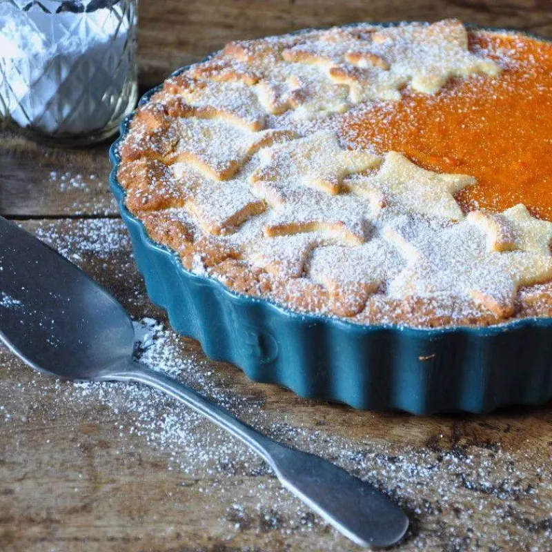 Moules À Tarte | Quiches Et Tourtes-Emile HENRY Moule à Tarte Tourtière haute Bleu Calanques D28 cm