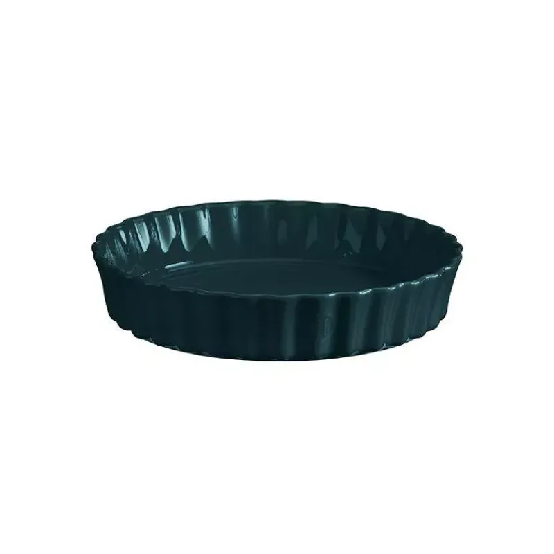 Moules À Tarte | Quiches Et Tourtes-Emile HENRY Moule à Tarte Tourtière haute Bleu nuit Belle Ile D28 cm