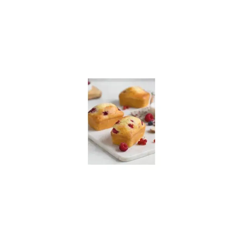 Moules À Cake-Decora Moule mini cake sur plaque 8 cavités en acier revêtu antiadhésif